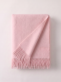100% Australian Wool Fringed Scarf — Long Solid Wrap