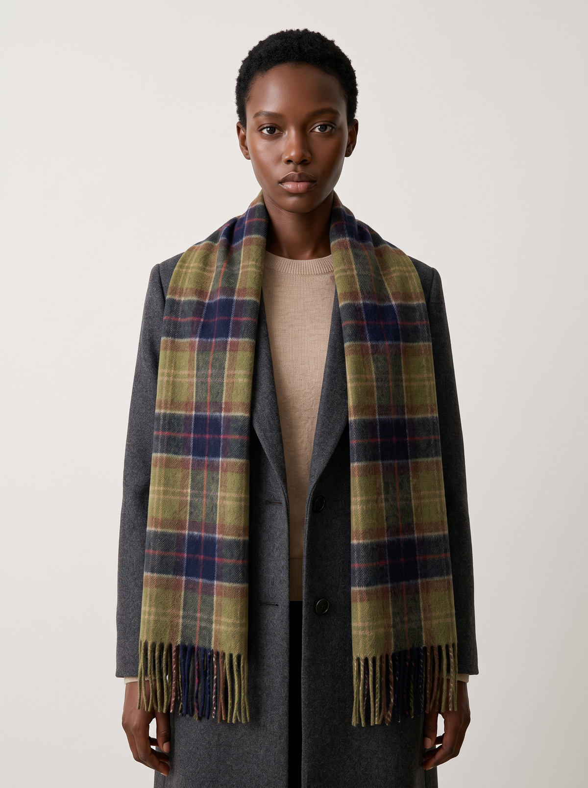 100% Wool Classic Tartan Scarf