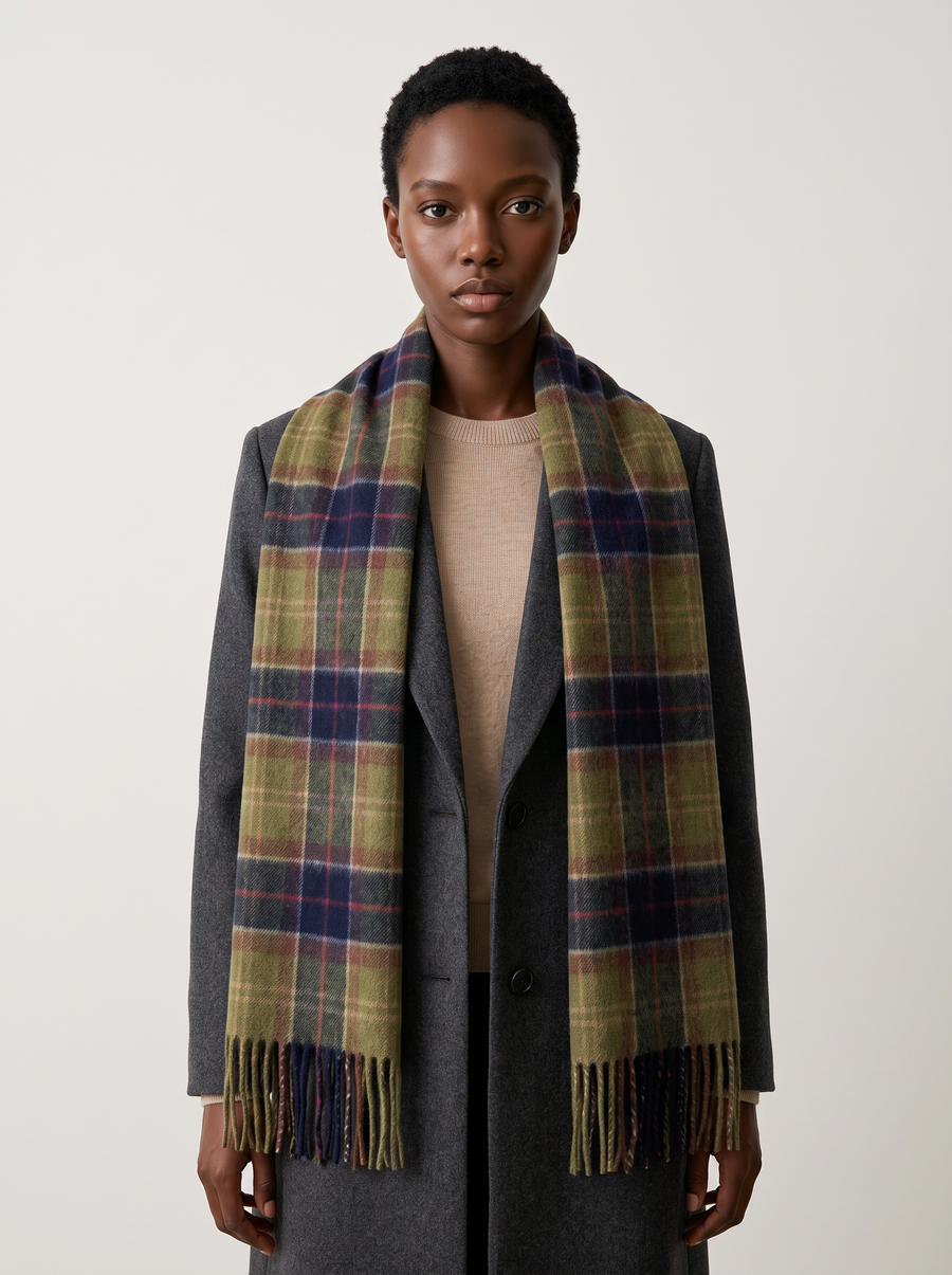 100% Wool Classic Tartan Scarf