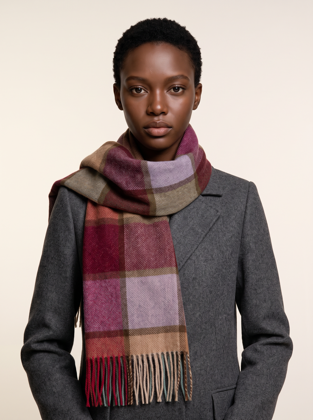100% Wool Heritage Plaid Scarf