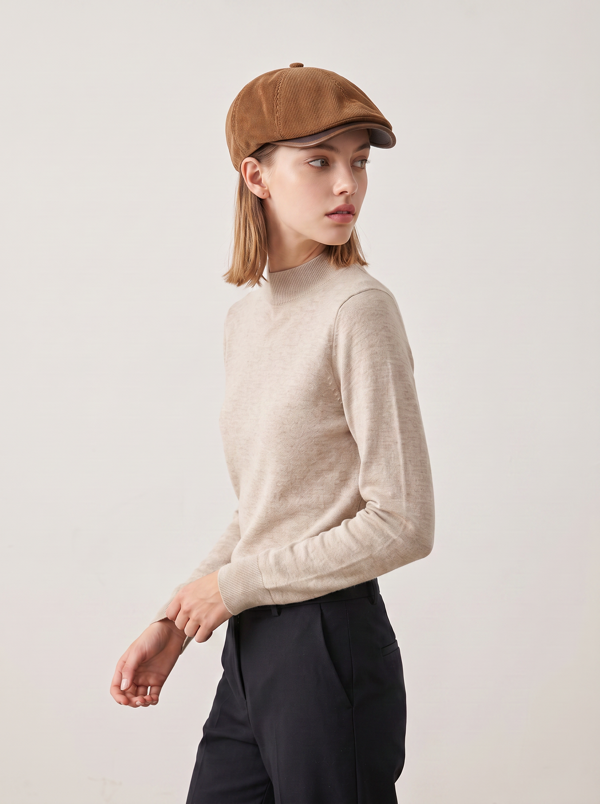 Corduroy Newsboy Cap