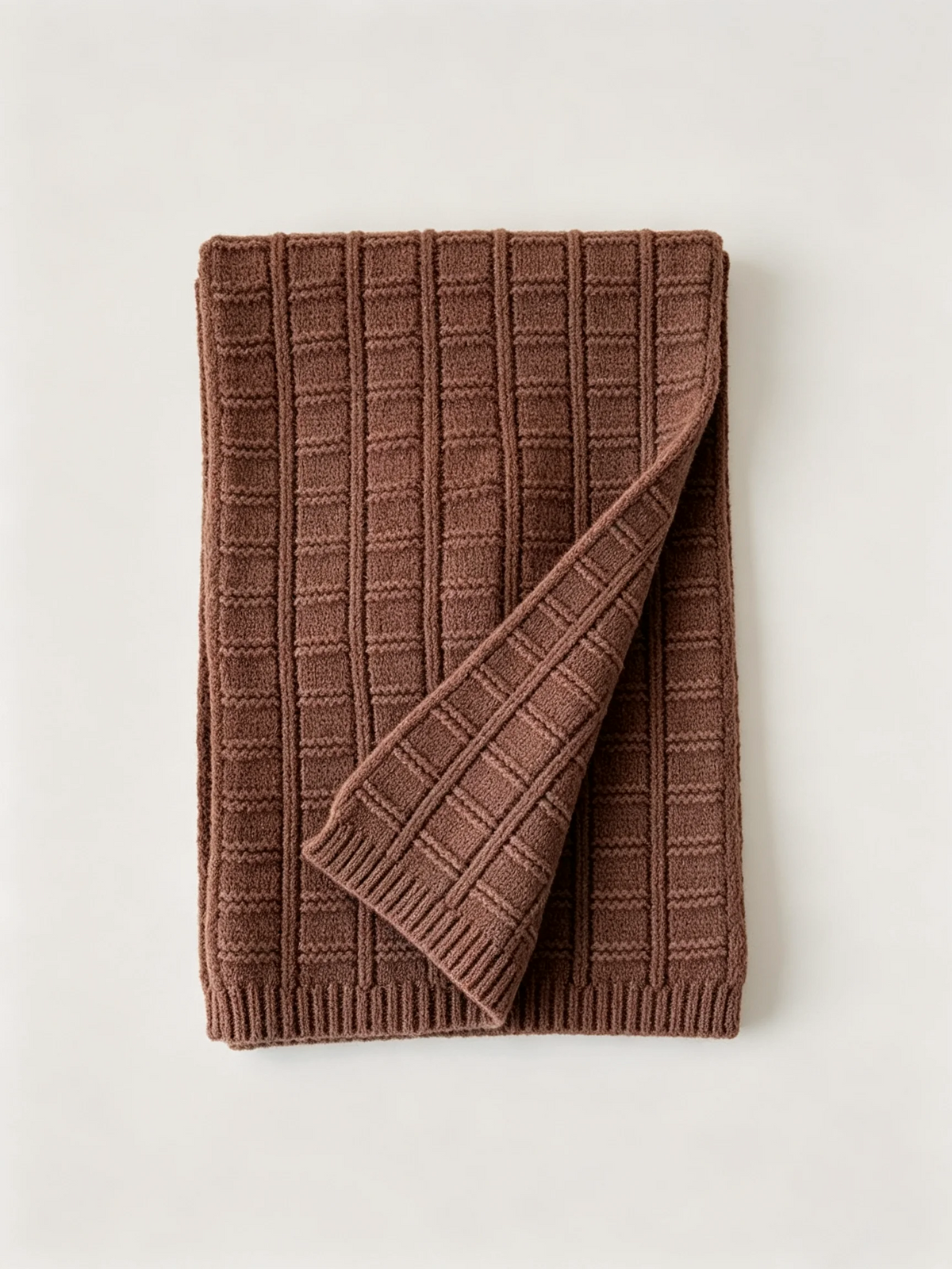 Cable-Knit Winter Scarf