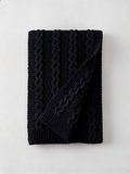 100% Wool Textured Knit Scarf