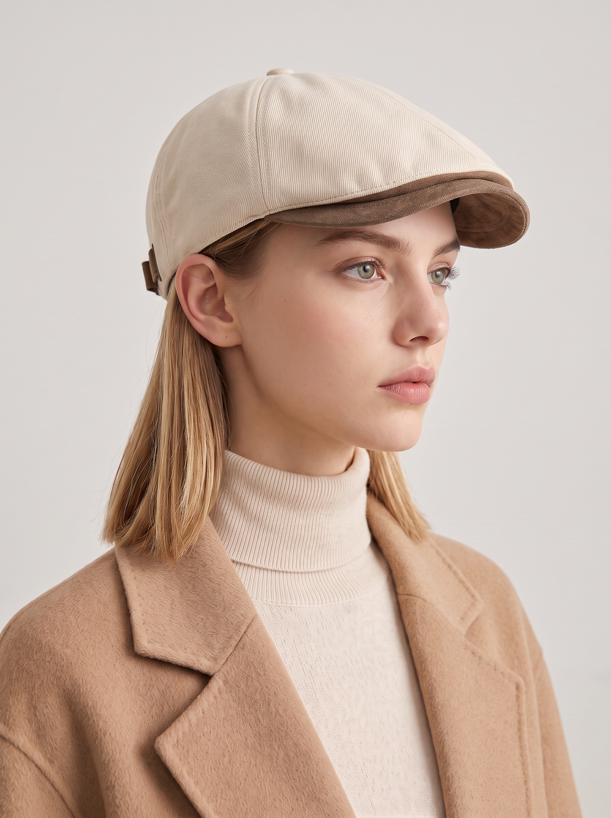 Cotton Twill Newsboy Cap
