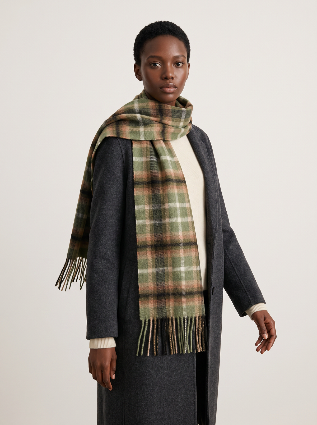 100% Wool Heritage Plaid Scarf
