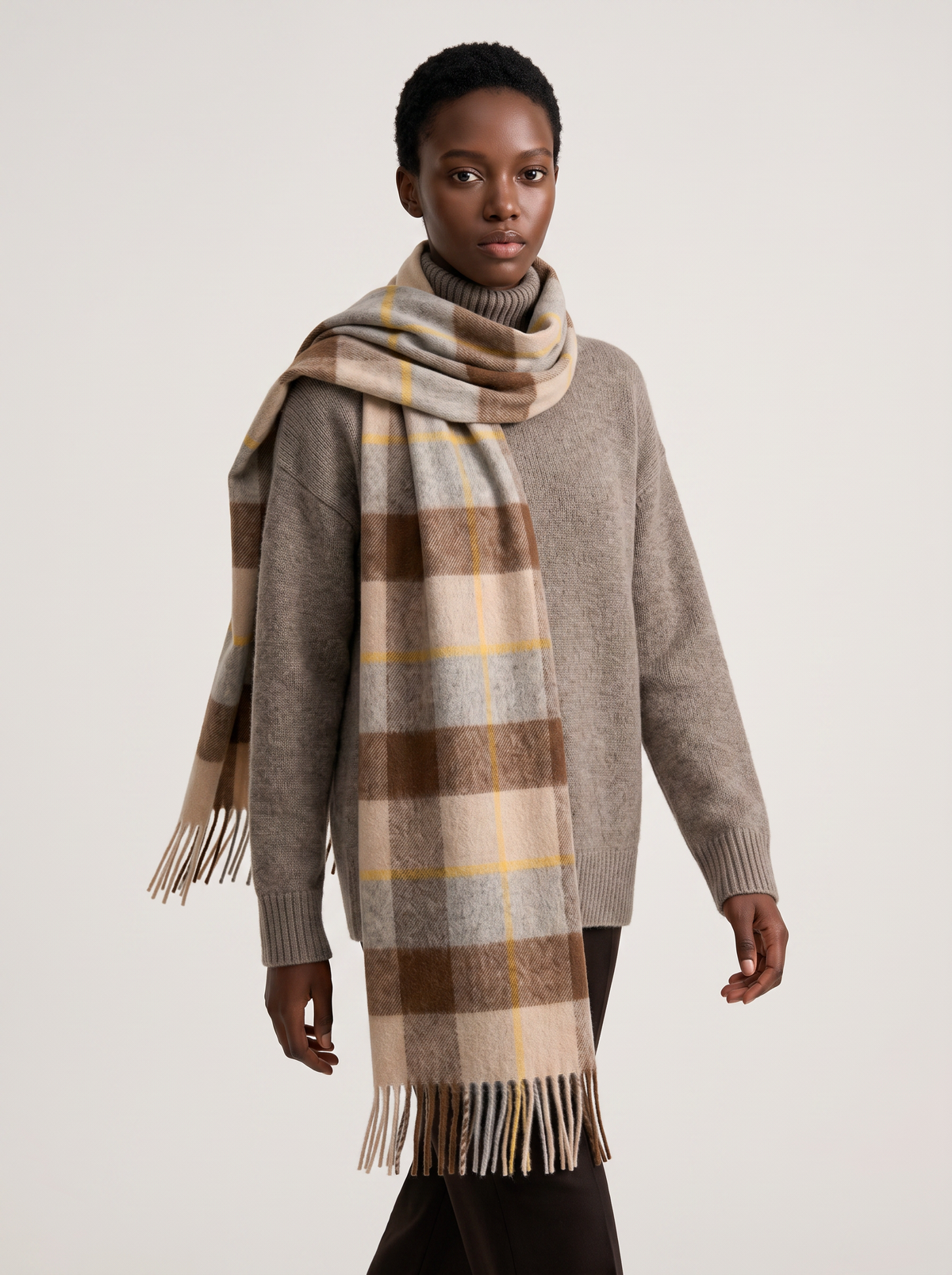 100% Wool Heritage Stripe Scarf