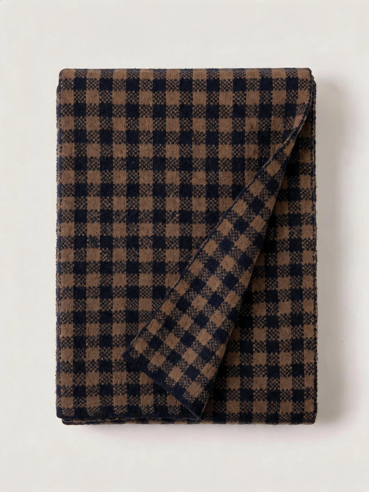 100% Wool Mixed Check Scarf
