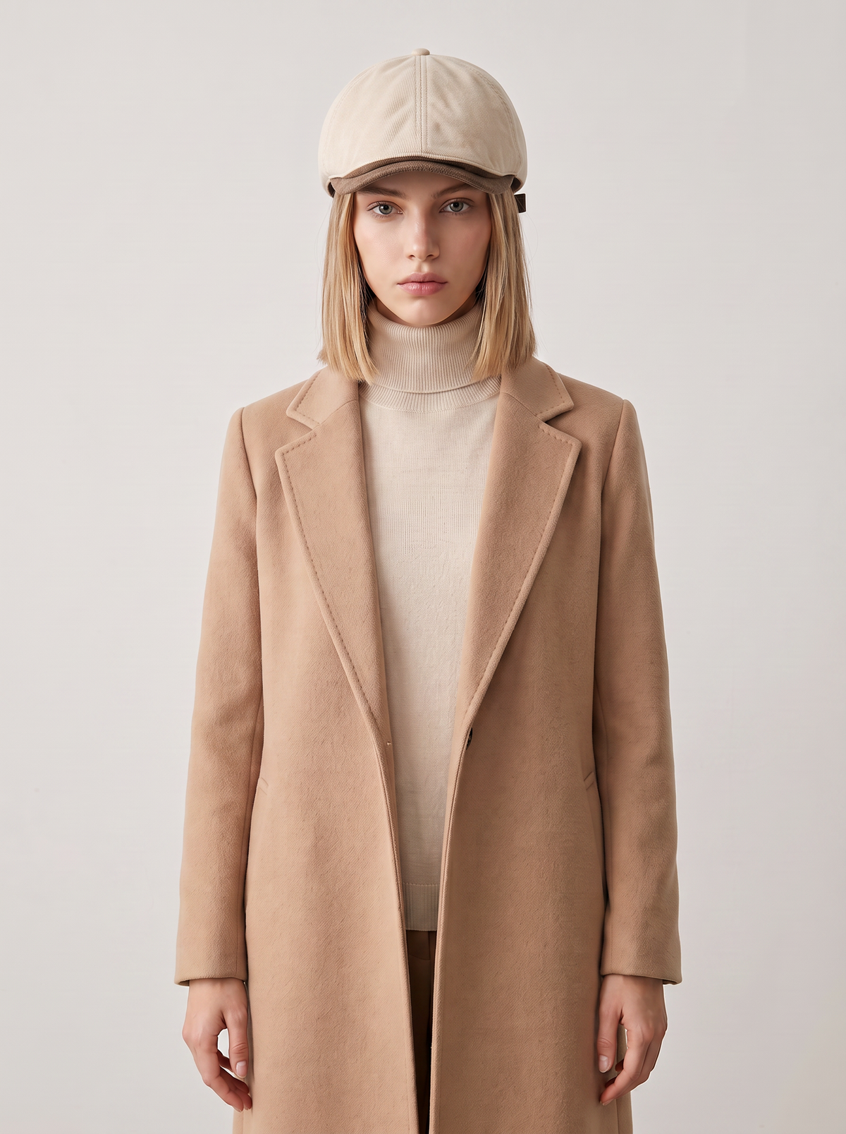 Cotton Twill Newsboy Cap