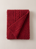 Brushed Rib Wool-Blend Scarf