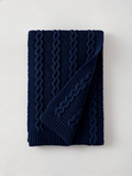 100% Wool Textured Knit Scarf