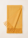 300g Cashmere-Feel Oversized Fringe Scarf | Solid Blanket Wrap