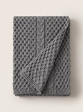 Textured Honeycomb Knit Scarf