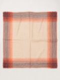 100% Cashmere Square Scarf | Yarn-Dyed Fine Check