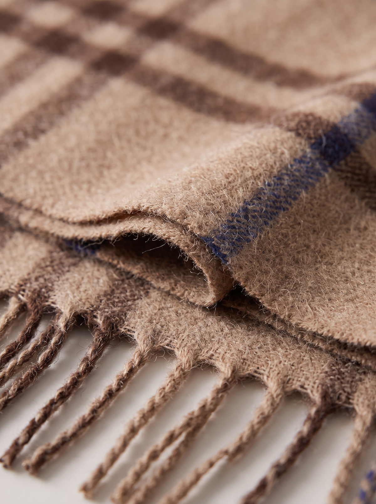 100% Wool Tonal Stripe Scarf
