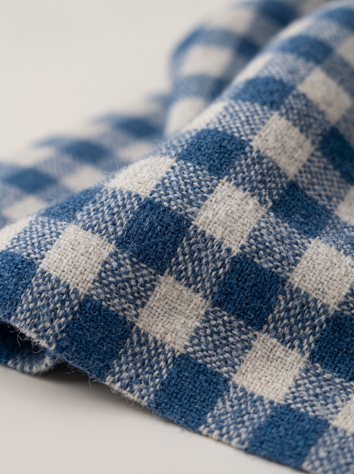 100% Wool Mixed Check Scarf