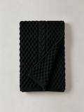 Textured Honeycomb Knit Scarf