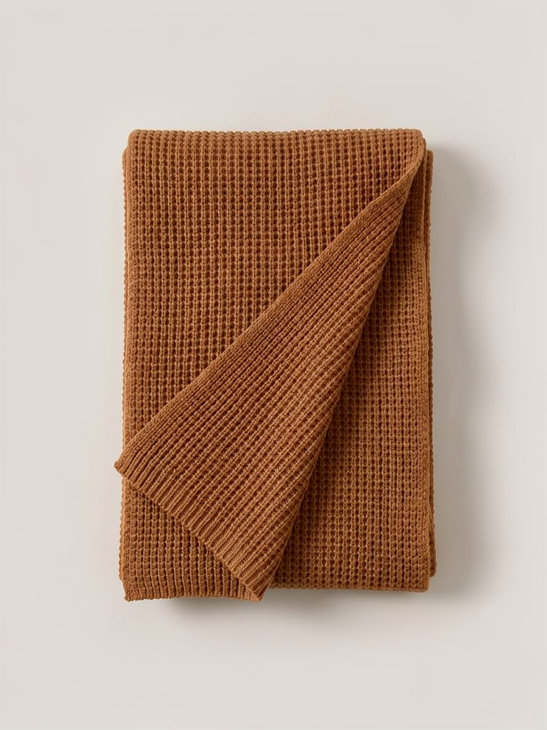 Long Rib-Knit Scarf