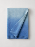 100% Wool Gradient Knit Scarf