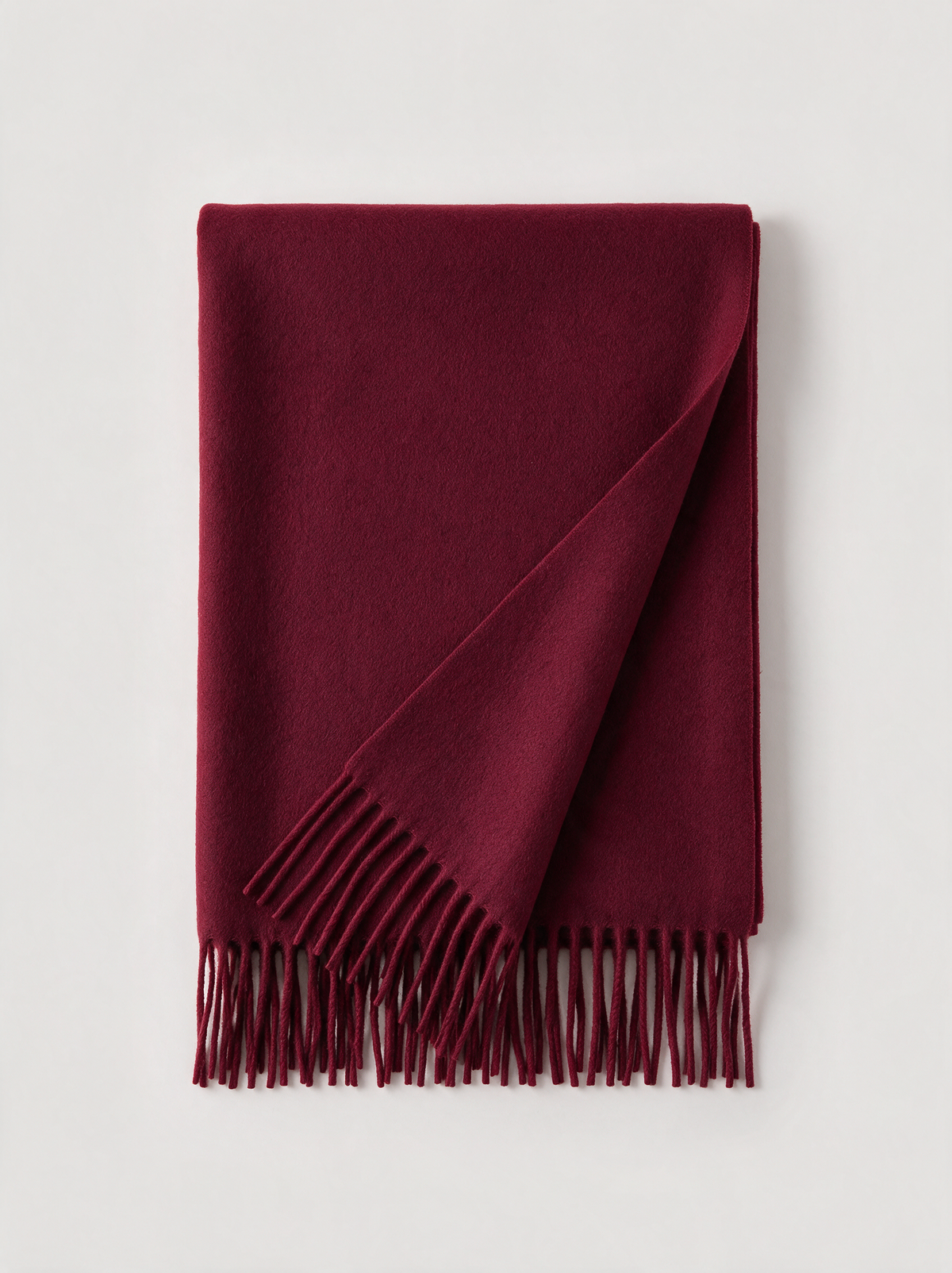 100% Australian Wool Scarf | Solid Minimalist Wrap
