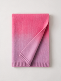 100% Wool Gradient Knit Scarf