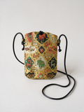 Tang Brocade Mini Crossbody Bag — Auspicious Beasts