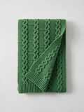 100% Wool Textured Knit Scarf