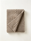 Brushed Rib Wool-Blend Scarf