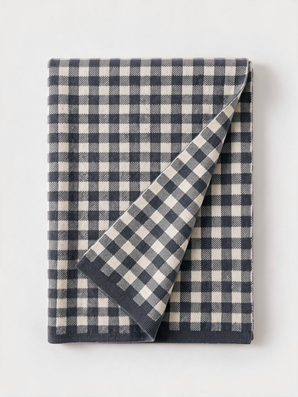 100% Wool Mixed Check Scarf