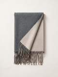 Double-Faced Solid Scarf | Cashmere-Feel Long Fringe Wrap
