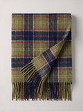 100% Wool Tartan Plaid Scarf | Double-Faced Winter Wrap