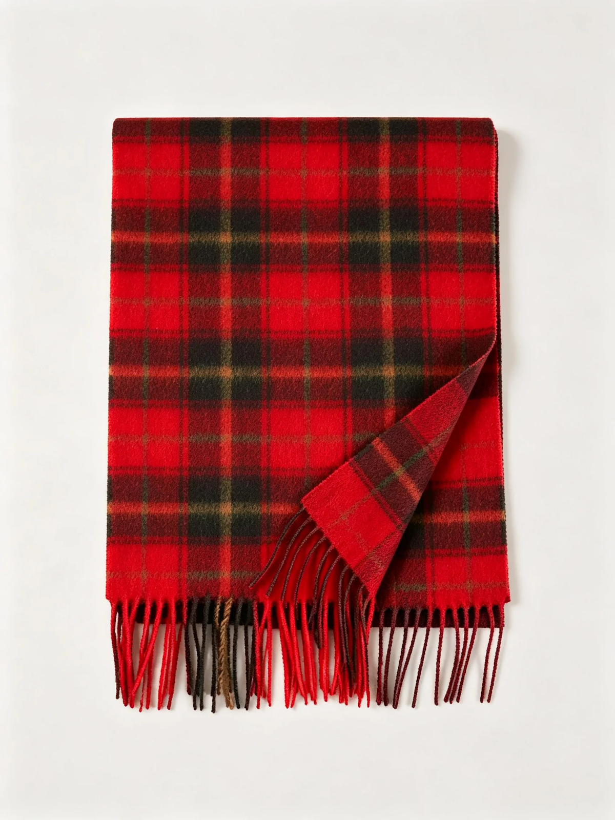 100% Wool Heritage Plaid Scarf