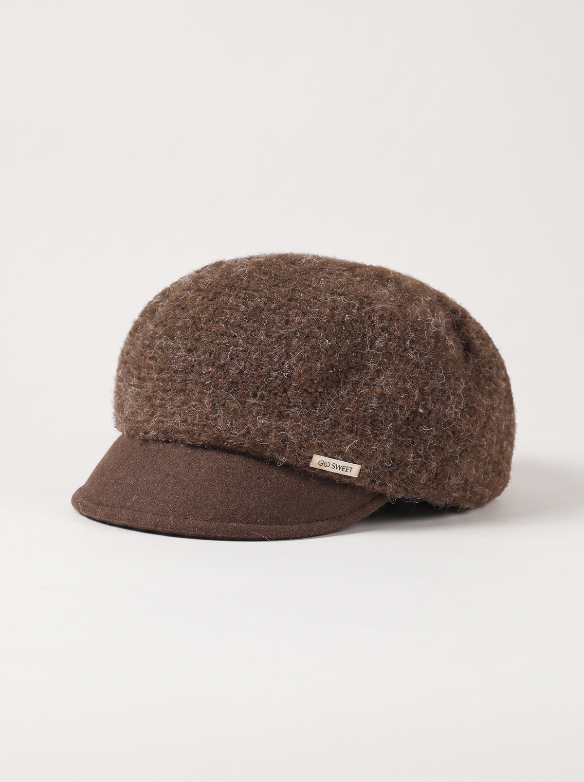 Knit Wool Baker Boy Cap