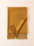 Reversible Two-Tone Wool Scarf