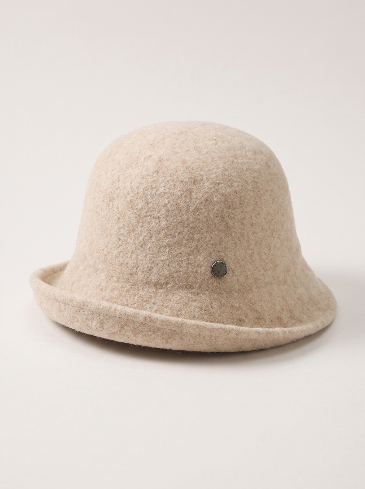 Wool-Blend Button Bucket Hat
