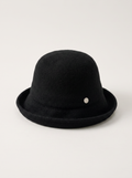 Wool-Blend Button Bucket Hat