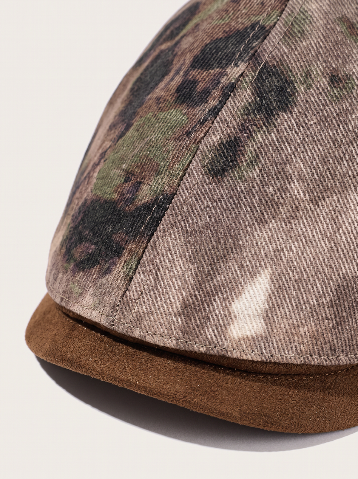 Camouflage Newsboy Cap
