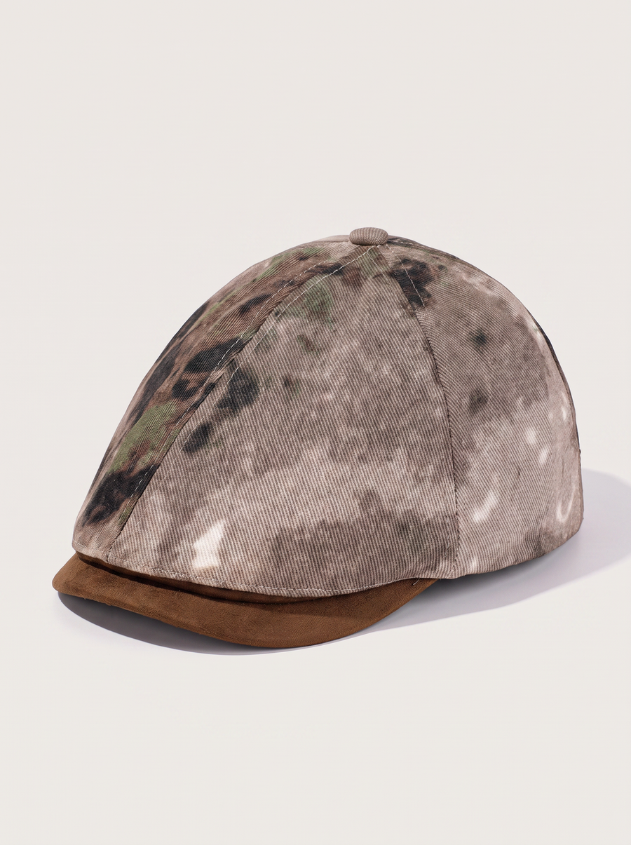 Camouflage Newsboy Cap