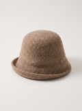 Wool-Blend Button Bucket Hat