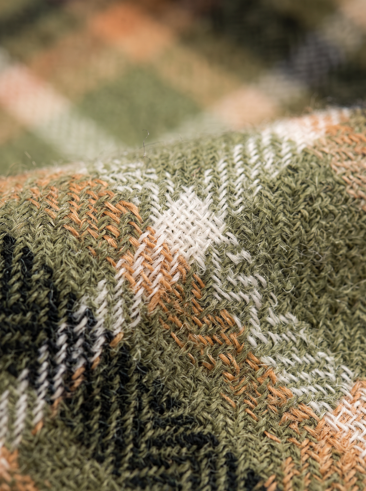 100% Wool Heritage Plaid Scarf