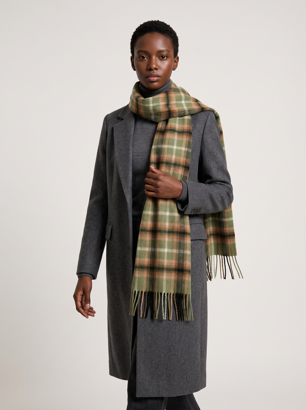 100% Wool Heritage Plaid Scarf