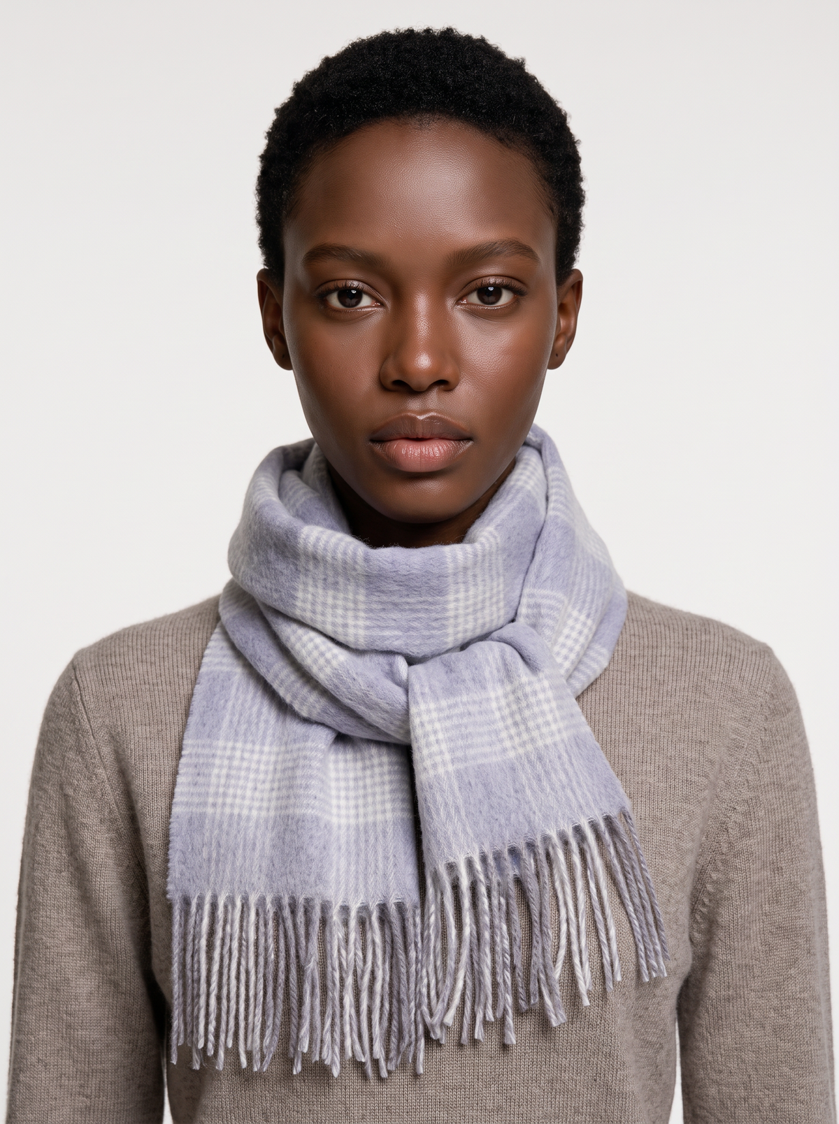 100% Wool Everyday Check Scarf