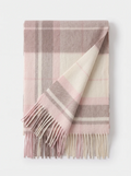 100% Wool Colour-Block Check Scarf