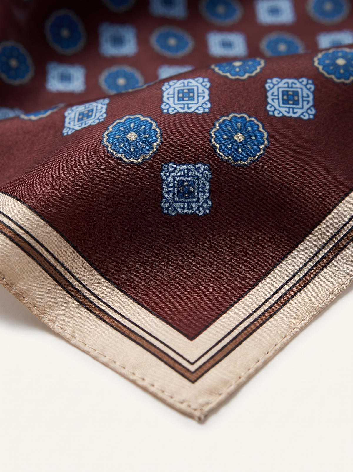Vintage Medallion Square Scarf