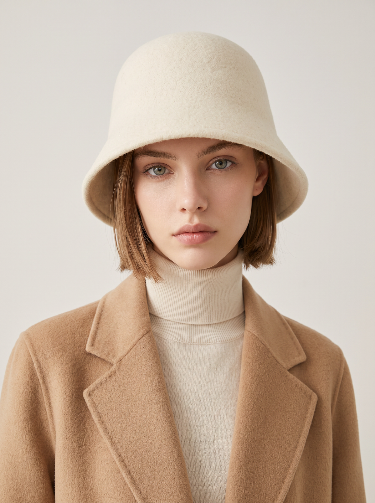 Felted Wool Cloche Hat