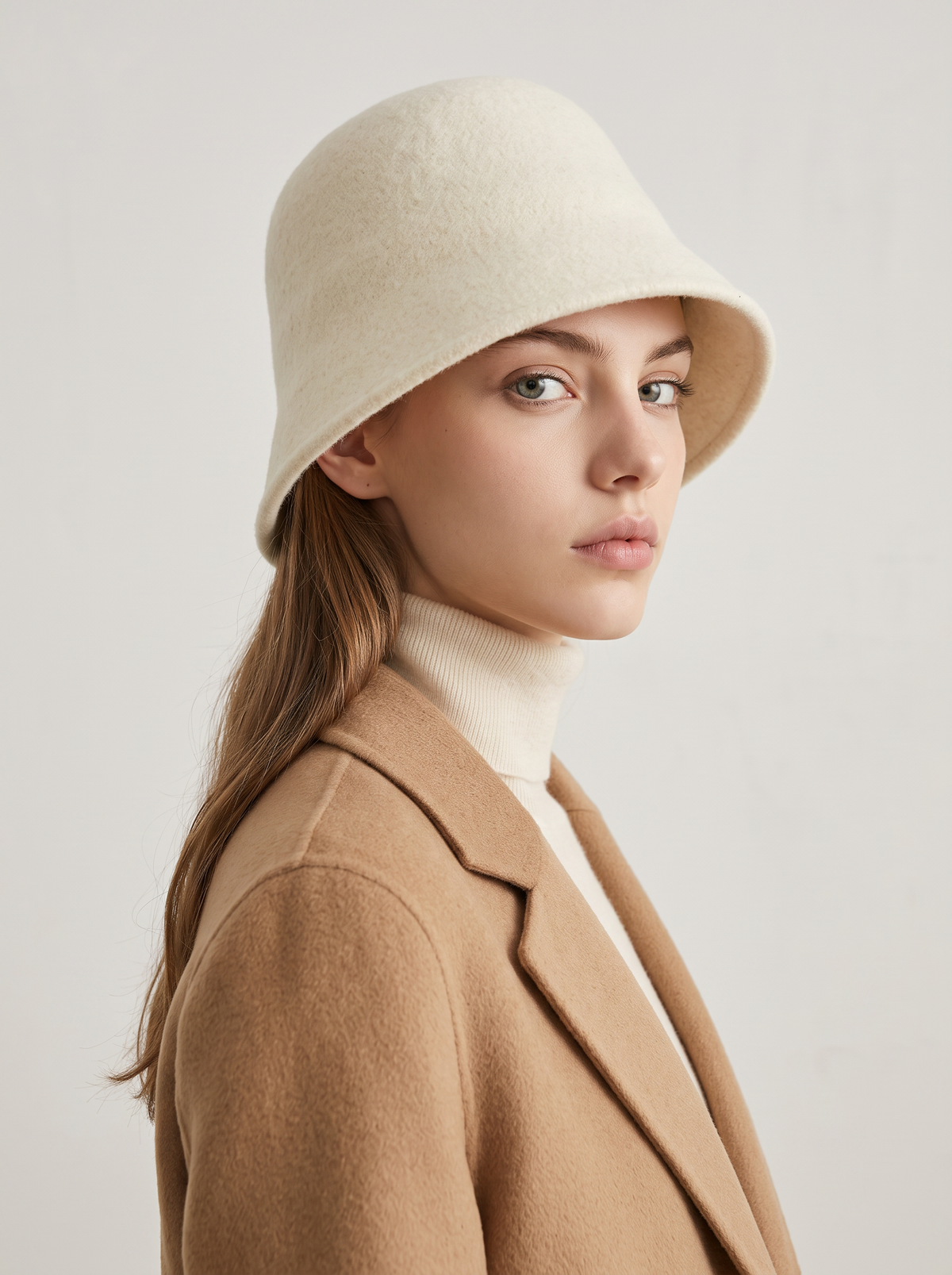 Felted Wool Cloche Hat