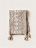 Nordic Tassel Knit Scarf