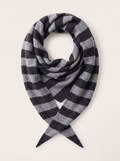 "Oversized Comfort" Dotted 100% Wool Triangle Wrap