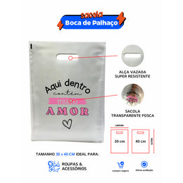 Style 01 reference: frosted die-cut handle shopping bag
