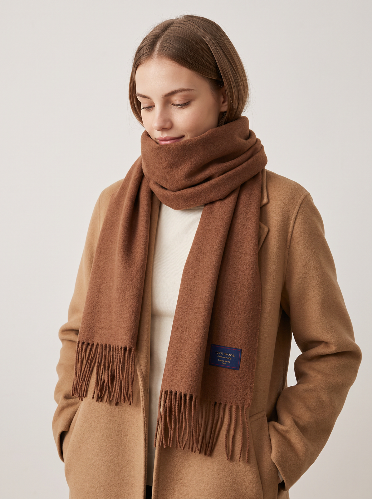"Alpine Luxe" Premium Merino Wool Scarf