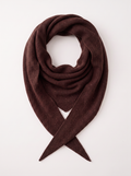 "Oversized Comfort" Dotted 100% Wool Triangle Wrap